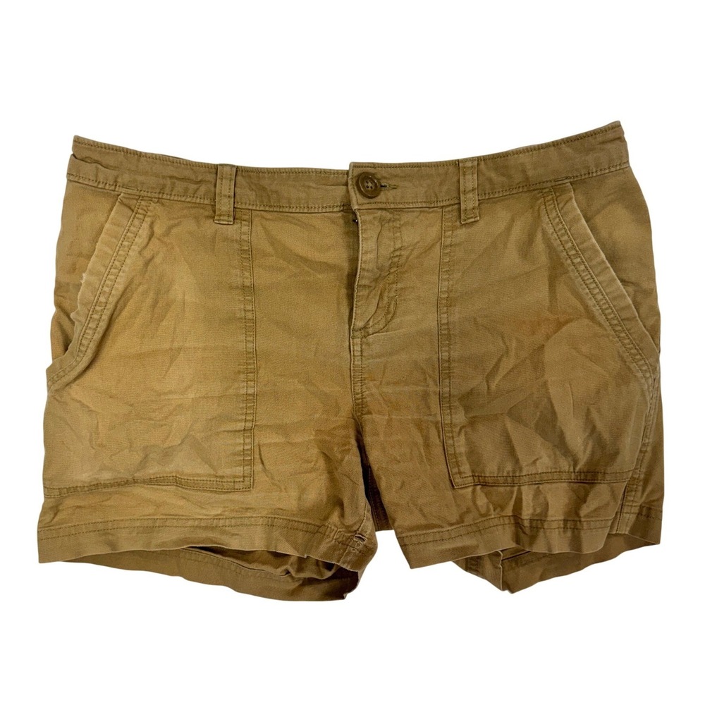 Patagonia Womens All Wear Shorts Size 6 Brown Organic Cotton Canvas